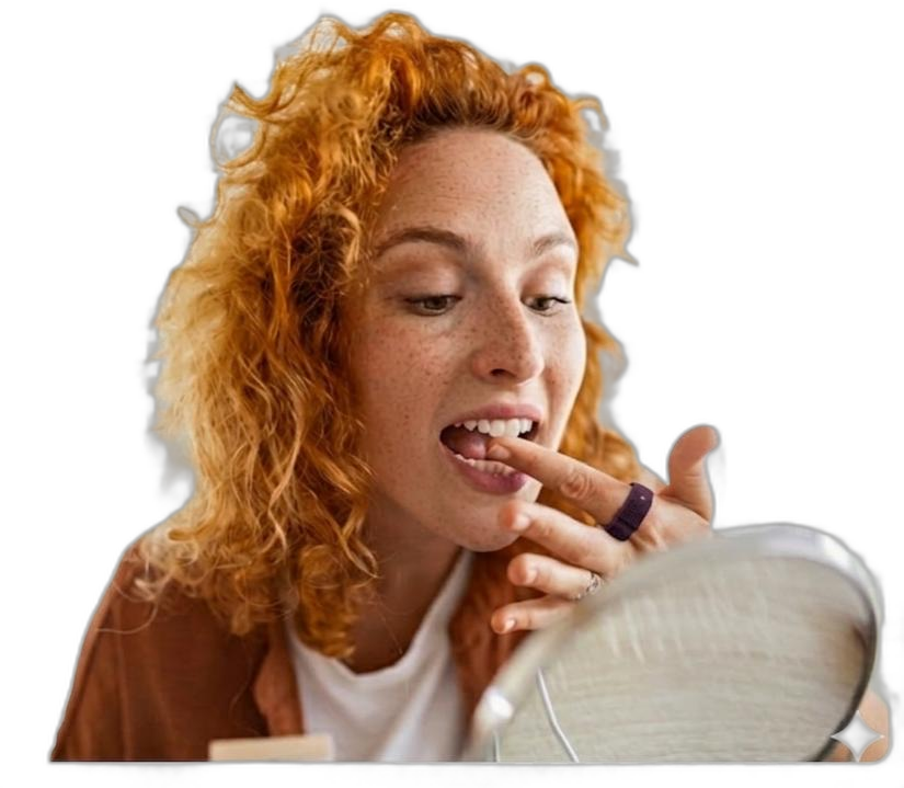 Smiling woman with great teeth